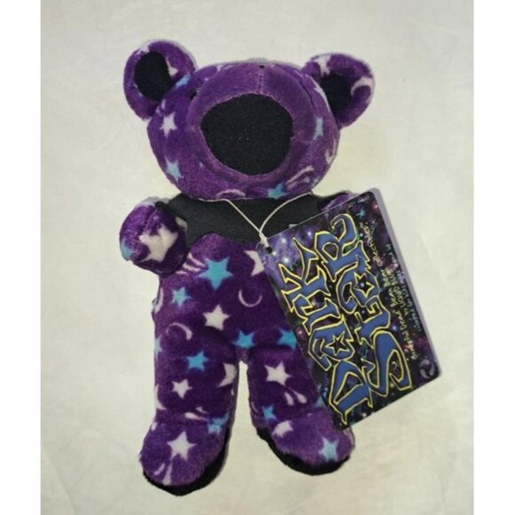Dark Star Bear Grateful Dead Plush Doll Stars Deadhead Purple Gift Tour Concert - Picture 2 of 4